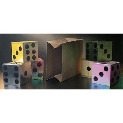 Appearing Dice Bag 5 Small Dice from an Empty Bag Magic Trick